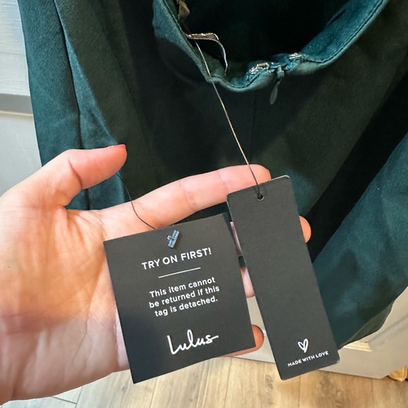 Lulus Forest Green Strappy Backless Skater Dress - Picture 5 of 5